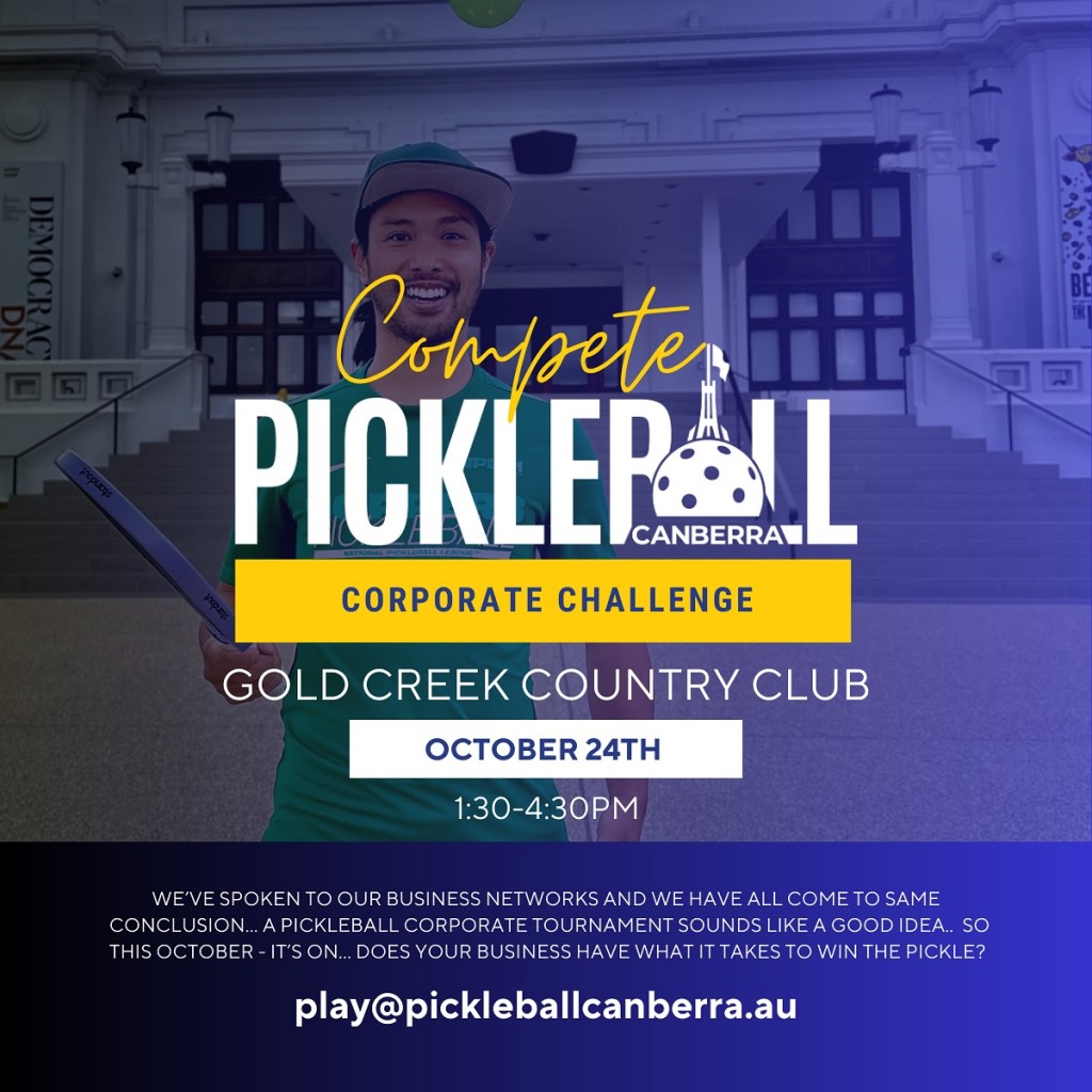 Pickleball Canberra Corporate&nbsp;Challenge